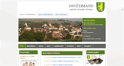 Desktop Screenshot of osvetimany.cz