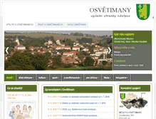 Tablet Screenshot of osvetimany.cz